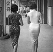 Yau Leung Hong Kong Photography, Two Ladies in Cheongsams on Gloucester Road Wanchai