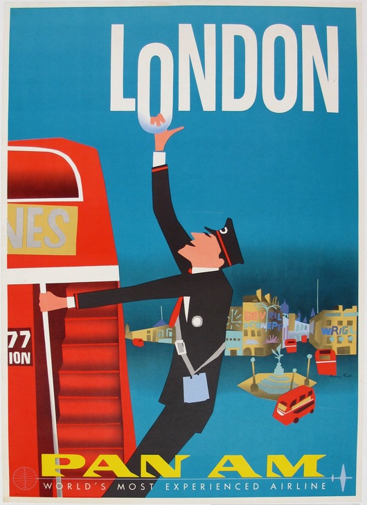 Pan Am - To London by Jet Clipper