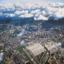 Aerial View of Kai Tak Airport