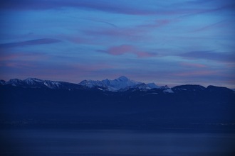 Mont Blanc at dusk