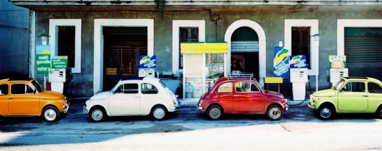 Row of Cars