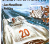 Hans Liska Mercedes-Benz Grand Prix of France 1954 original vintage poster