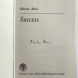 AMIS, Martin  -  Success London: Jonathan Cape, 1978 Signed first edition book, author's signature